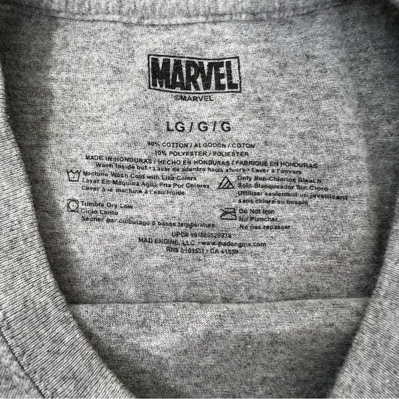 Marvel Men’s Size Large Gray Stark Industries Intern Graphic T-shirt - Picture 7 of 7
